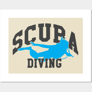 Scuba diving Posters and Art